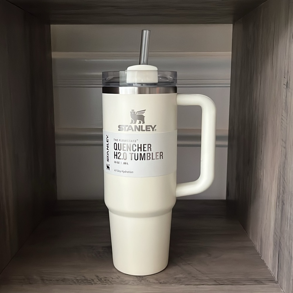 Stanley Quencher H2.0 FlowState Tumbler 30oz Ivory Hint